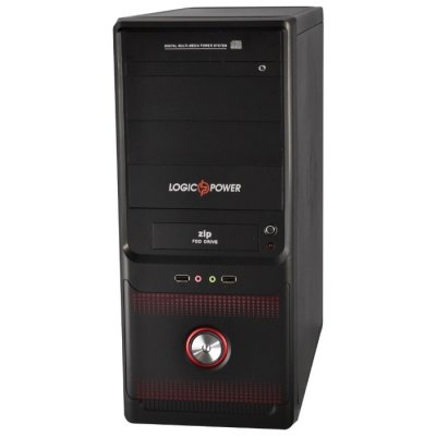   LogicPower 3804 390W Black/red