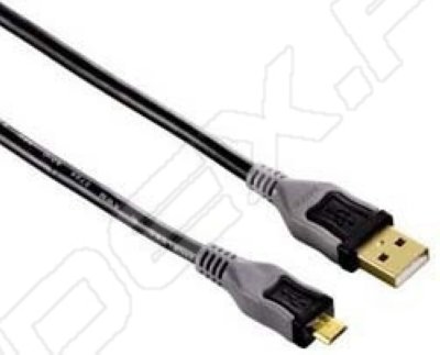  USB 2.0 A (m) - USB 2.0 microB (m) 3  Gold (Hama H-53764) ()