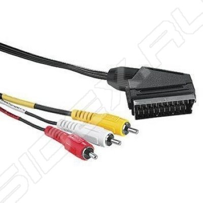  SCART (m) - 3xRCA (m) (Hama H-42571) ()