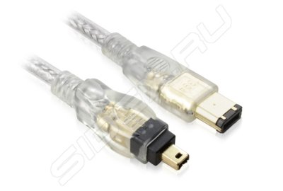  FireWire 4p - FireWire 6p (Greenconnect GC-FW624-1.8m)