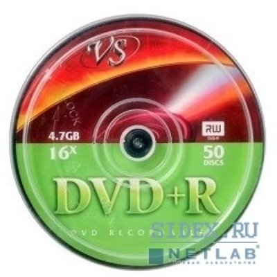  VS DVD+R 4.7Gb 16x  ake Box (50 ) (VSDVDPRCB5001)