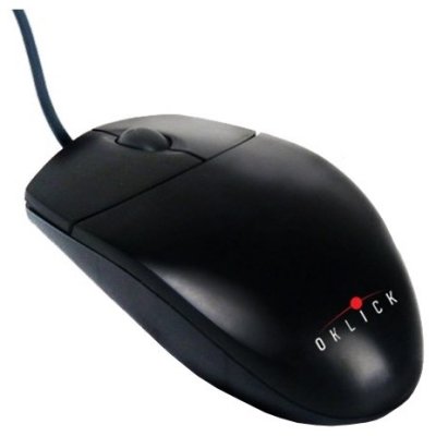  Oklick 105 M Optical Mouse Black USB ()