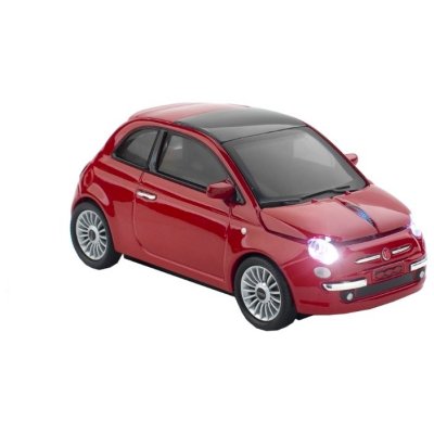  Click Car Mouse FIAT 500 Red USB