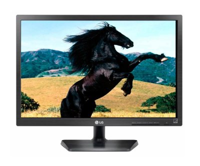  22" LG 22EB23TM-B Flatron Black, LED, 1680x1050, 5ms, 250 cd/m2, 1000:1 (Mega DCR), D-Sub, D