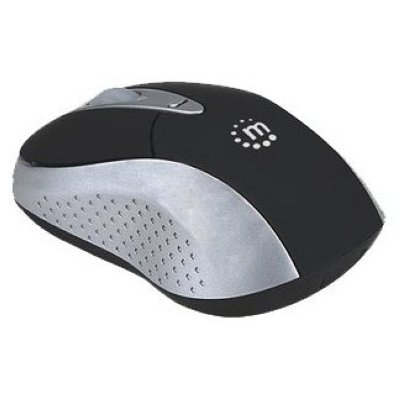 Manhattan Viva Wireless Mouse Black-Silver Bluetooth