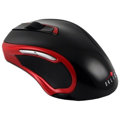  Oklick 620 LW Wireless Optical Mouse Black-Red USB