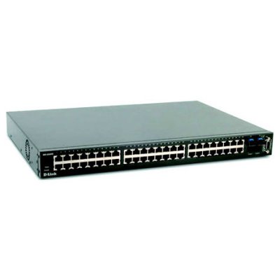 D-Link (DES-3200-52P/C1A)   (48UTP 10/100Mbps + 2Combo 1000BASE-T/SFP + 2 SFP)