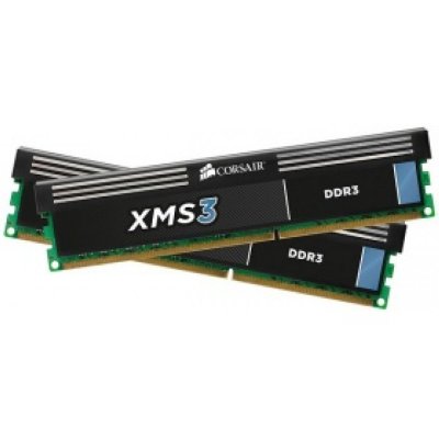  DDR3 8192Mb 1600MHz Corsair (CMX8GX3M2B1600C9) RTL Unbuffered, 9-19-9-27, 1.5V, XMS3 with Cla