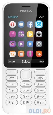   NOKIA 222 DS white, 