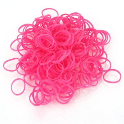    DIY Loom Bands 200  K-100-5 Dark-Pink