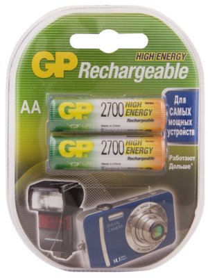  AA - GP HR6 2700 mAh Ni-MH (2 ) 270AAHC-2DECRC2