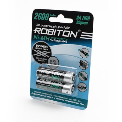  AA - Robiton 2600 mAh RTU2600MH-2 BL2 13118 (2 )