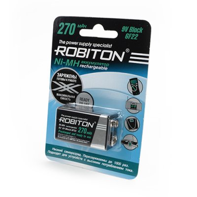   Robiton 270 mAh RTU270MH-1 BL1 13187