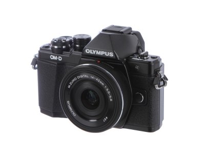  Olympus OM-D E-M10 Mark II Pancake Kit 14-42 mm F/3.5-5.6 EZ Black