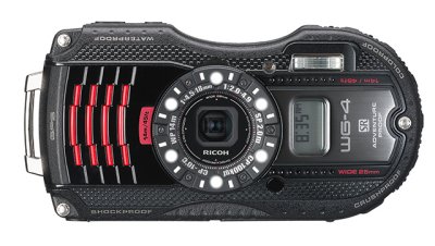  RICOH WG-4 GPS Black-Red