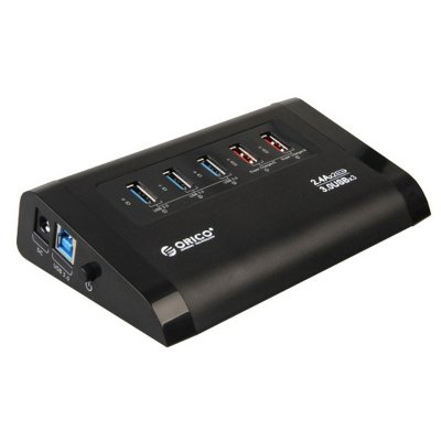  USB Orico UH3C2-BK 5-Ports Black