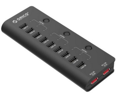  USB Orico HF9US-2P-BK 11-Ports Black