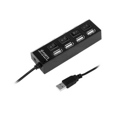  USB Rexant 18-4104 USB 4 ports Black