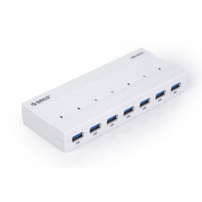  USB Orico H727RK-U3-WH 7-Ports White