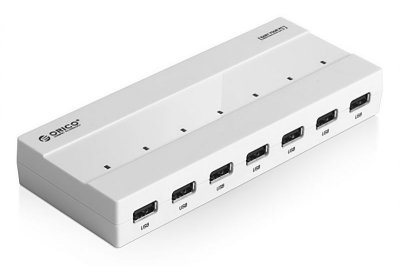  USB Orico H727RK-U2-WH 7-Ports White