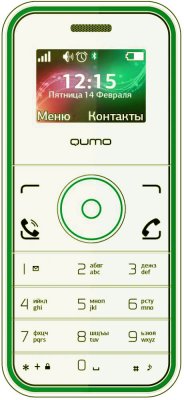   Qumo Push Mini White/Green