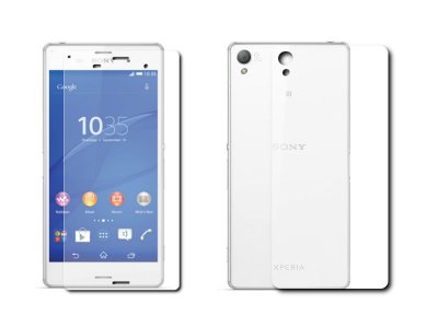    Sony Xperia Z3 Compact BROSCO 0.3mm Front&Back Z3C-FRONT&BACK-GLASS