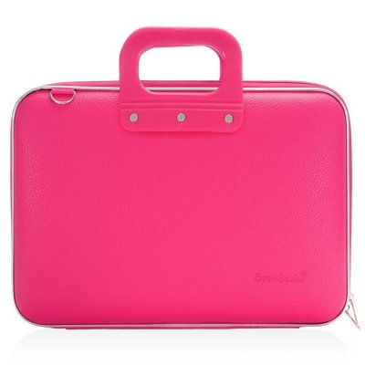  A15.6 Bombata Classic Laptop Briefcase Dark Pink