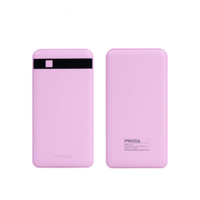  Remax Power Bank Proda Gentleman 12000 mAh Pink