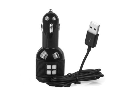   Qumo Auto Energy 3A 2xUSB 1A+2A Black A2U3AB 20731