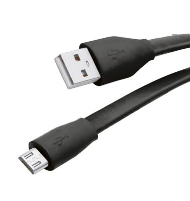   Partner USB 2.0 M - microUSB M 1   032978 Black