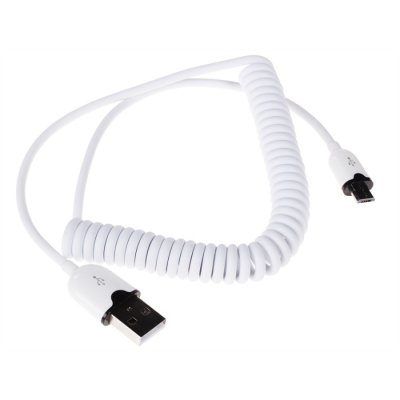   DEXP micro USB - USB 1.5m White UMWST150