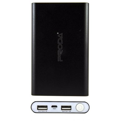  Remax Proda Jane Series Metal 2 USB 12000 mAh Black