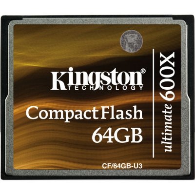   Compact Flash 64  600x Kingston Ultimate, CF/64GB-U3