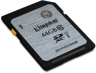   64Gb - Kingston High-Capacity Class 10 - Secure Digital SD10VG2/64GB