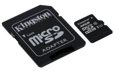   32Gb - Kingston Micro Secure Digital HC Class 10 UHS-I SDC10G2/32GB   