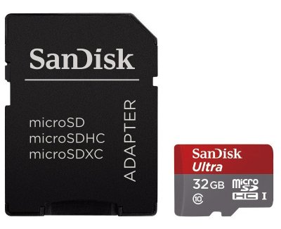   32Gb - SanDisk - Micro Secure Digital HC Class 10 UHS-I SDSDQUIN-032G-G4  