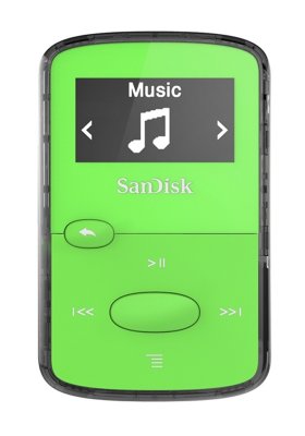  SanDisk Sansa Clip Jam - 8Gb Green SDMX26-008G-G46G