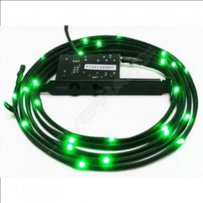   NZXT CB-LED20-GR Sleeved LED Kit - Two Meters Green