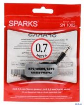 Sparks SN1005    Jack 3,5 mm Stereo  - Jack 3,5 mm Stereo , 