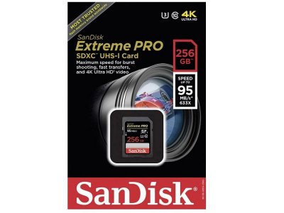   SDXC 256Gb Class 10 Sandisk Extreme SDSDXPA-256G-G46