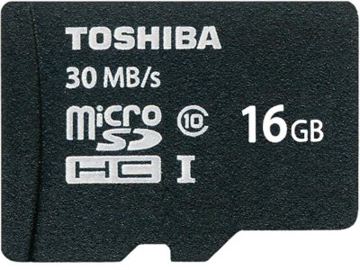   Micro SDHC 16Gb Class 10 Toshiba SD-CX16UHS16A +  SD