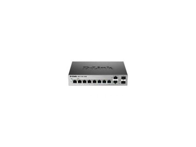  D-link DGS-1100-10 / ME Gigabit Smart Switch (8UTP 10 / 100 / 1000Mbps+ 2Combo 1000BASE-T