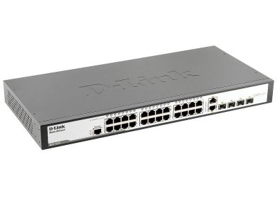  D-LINK DES-1228/ME/ 1   24  10/100/1000Mbps + 2 Combo SFP + 2  SFP