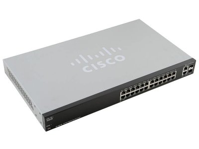  Cisco SLM2024T-EU  24  10/100/1000Mbps 2xCombo SFP