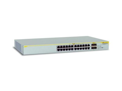  Allied Telesis AT-8000GS/24POE Layer 2 24  10/100/1000Mbps 4xSFP POE