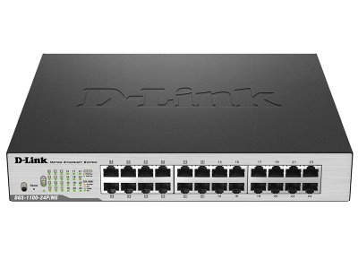 D-link DGS-1100-24P / ME / B1A   (12UTP 10 / 100 / 1000Mbps PoE+ 12UTP 10 / 100