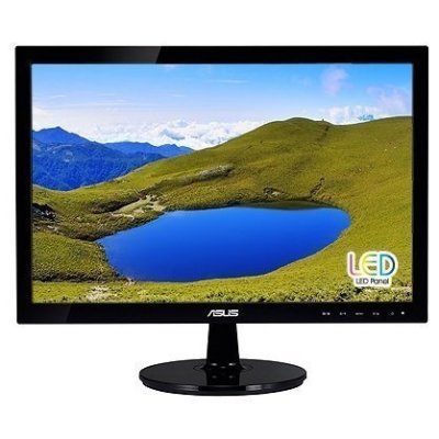  19" ASUS VS197N  TFT TN 1366x768 DC 50000000:1 250cd/m^2 5ms D-Sub DVI