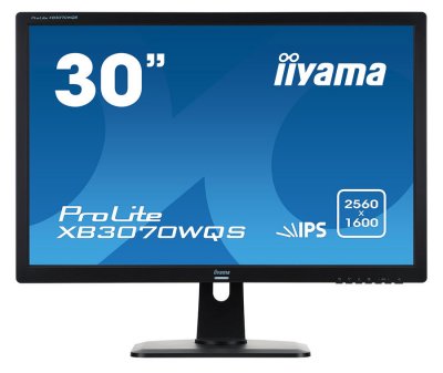  Iiyama 30" XB3070WQS-B0  AH-IPS LED 5ms 16:9 DVI HDMI DisplayPort M/M Mat HAS Pivot 30