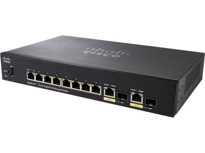 Cisco SB SRW2008MP  PoE SG 300-10MP 10-port Gigabit Max-PoE Managed Switch