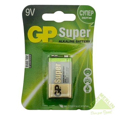   GP Ultra Alkaline 1604AU-BC1 (6LF22 9V) 1 .